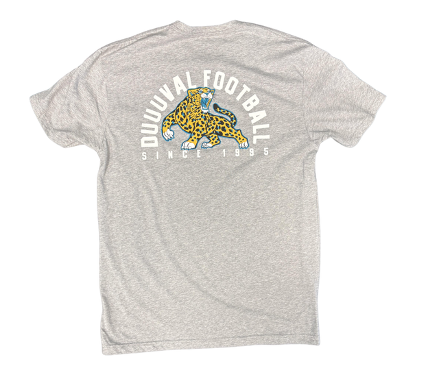 Arch Duuuval light grey tee chest print