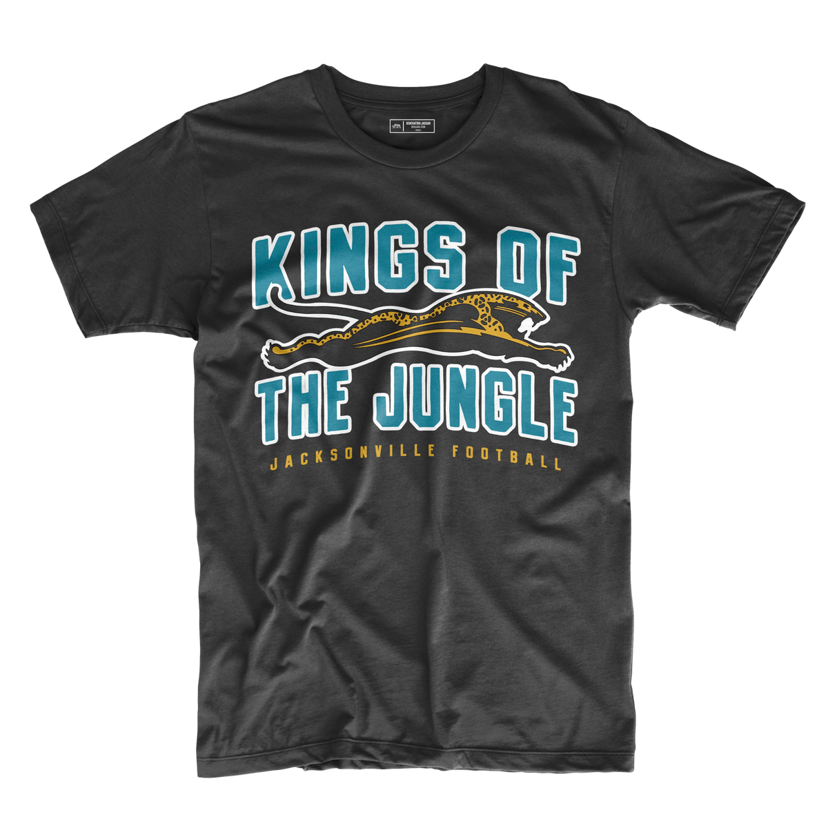 Kings of the Jungle black tee front print